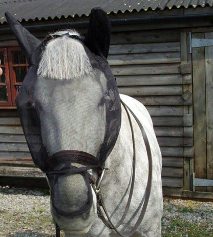 Horse Fly Riding Mask Full Face Ears Nose