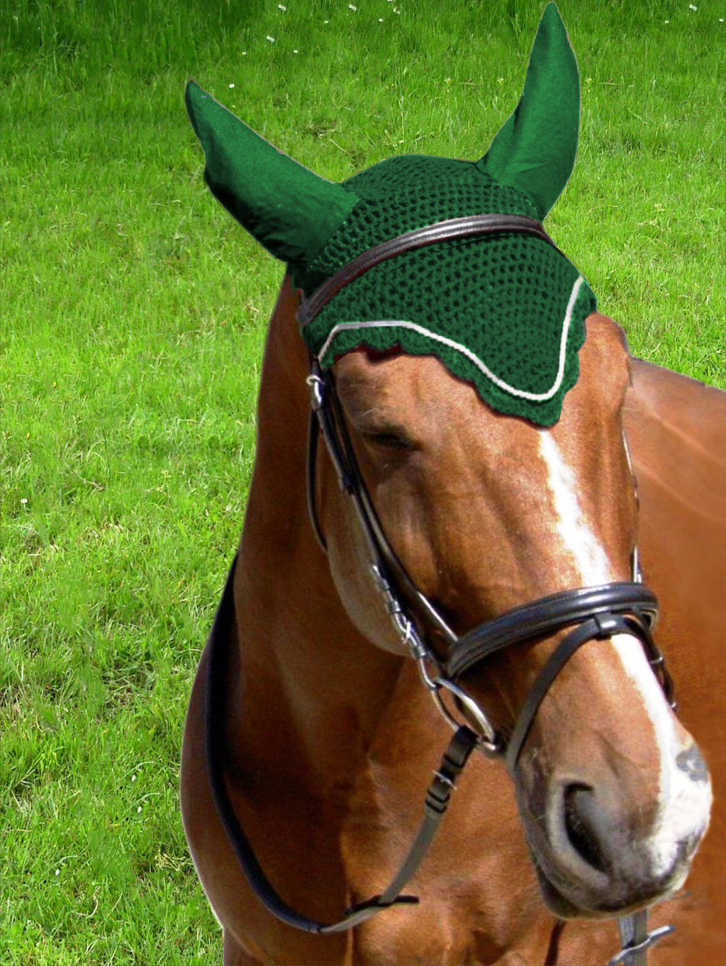 Gee Tac Fly Veil/Ear Bonnet COMPETITION Crochet FLY MASK